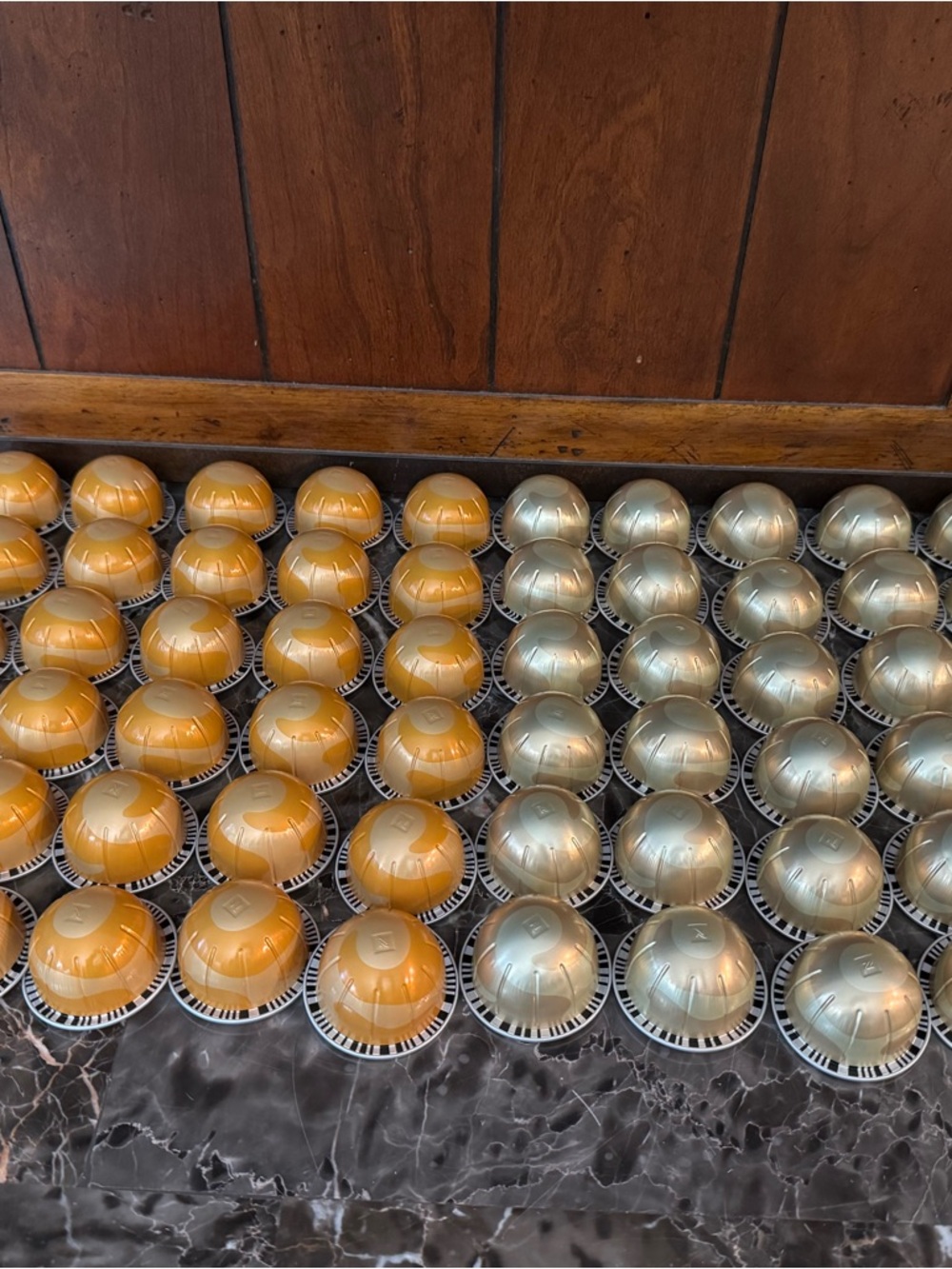 Nespresso Vertuo Barista Creations 60 Loose Coffee Pods Vanilla and Caramel